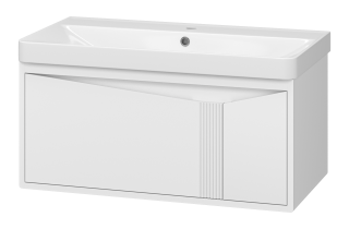 Подвесная тумба под раковину Brevita Cascade УТ000025617 90 см белый